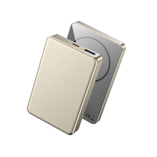Wiwu P15-1 LED Işık Göstergeli Ultra İnce PD 20W Kablosuz Powerbank 10000mAh 15W - 10