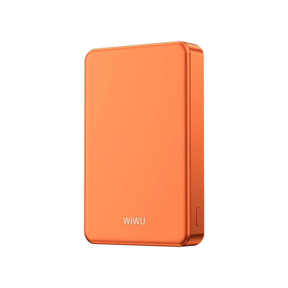 Wiwu P15-1 LED Işık Göstergeli Ultra İnce PD 20W Kablosuz Powerbank 10000mAh 15W - 1