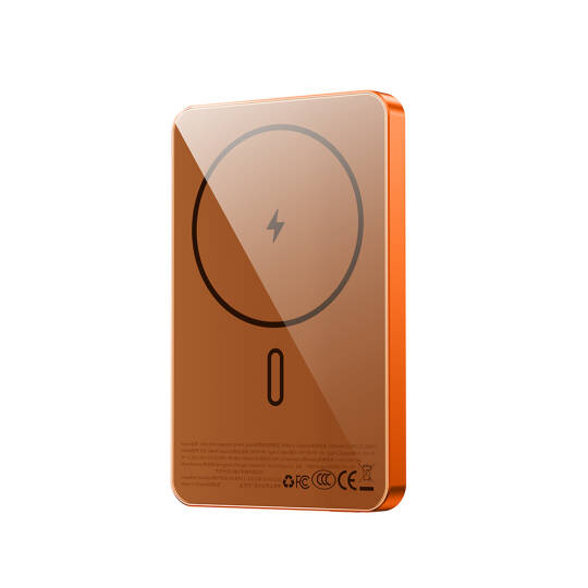 Wiwu P15 LED Işık Göstergeli Ultra İnce PD 20W Kablosuz Powerbank 5000mAh 15W - 11