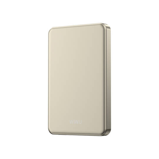 Wiwu P15 LED Işık Göstergeli Ultra İnce PD 20W Kablosuz Powerbank 5000mAh 15W