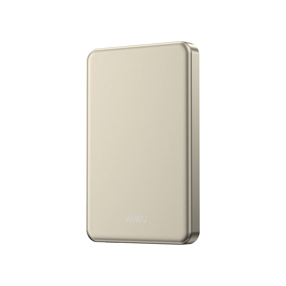 Wiwu P15 LED Işık Göstergeli Ultra İnce PD 20W Kablosuz Powerbank 5000mAh 15W - 1