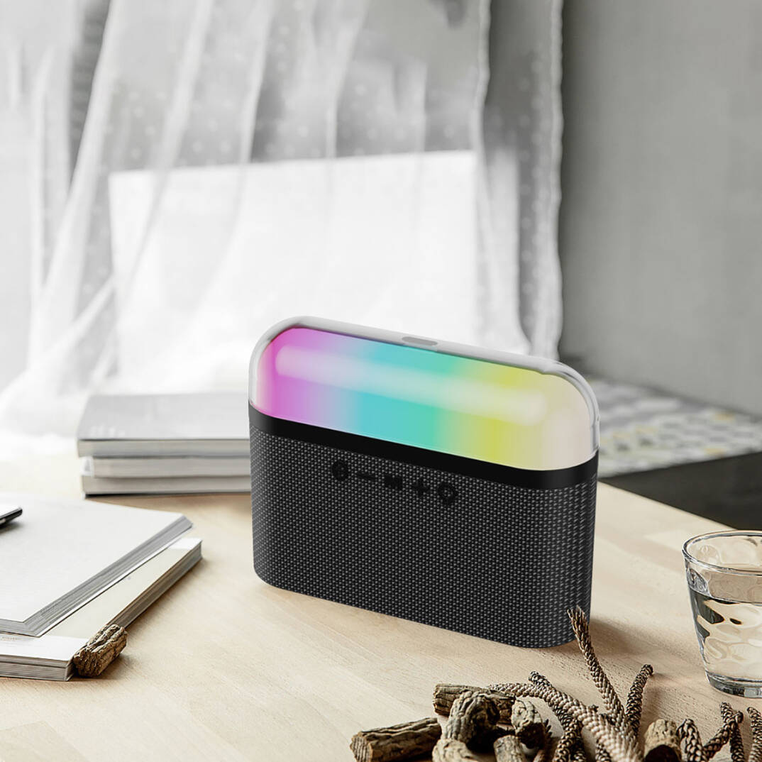Wiwu P60 RGB Led Işıklı Thunder Wireless Bluetooth Speaker Hoparlör - 8