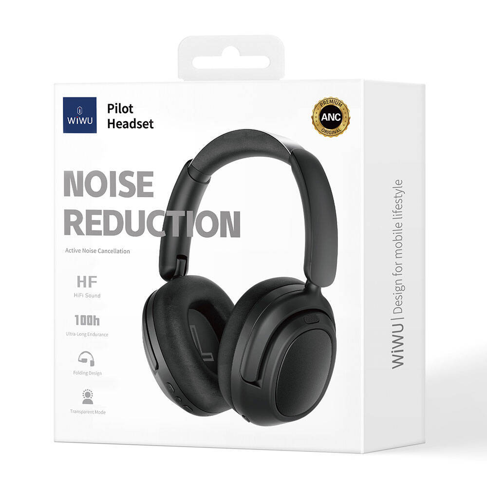 Wiwu Pilot TD-03 ANC Aktif Gürültü Önleyicili Kulak Üstü Bluetooth Kulaklık - 10