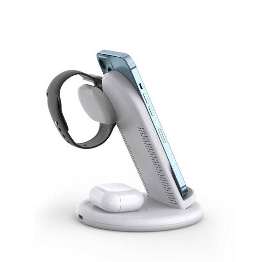 Wiwu Power Air 3 in 1 Kablosuz Şarj Standı - 5