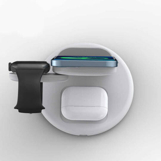 Wiwu Power Air 3 in 1 Kablosuz Şarj Standı - 7