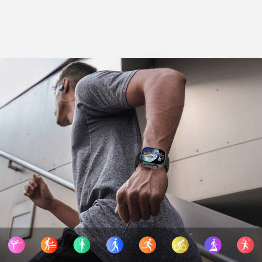 Wiwu SW01 Ultra Lite İOS ve Android Uyumlu Akıllı Saat - 15