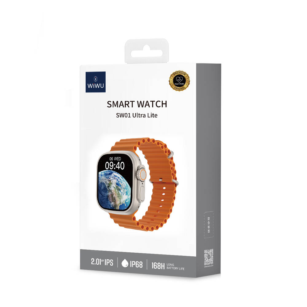 Wiwu SW01 Ultra Lite İOS ve Android Uyumlu Akıllı Saat - 17