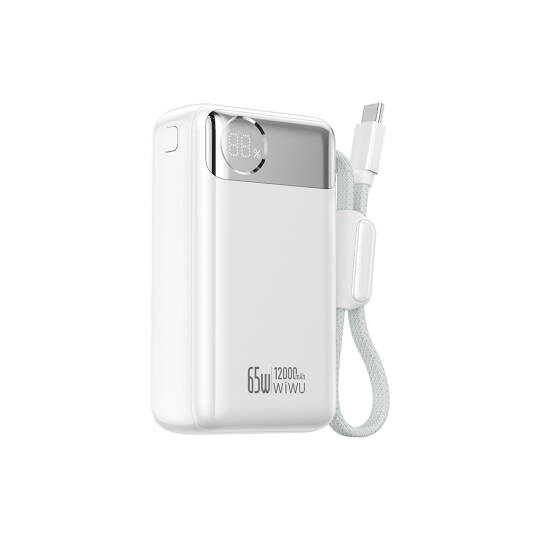 Wiwu T132 Power Plus Serisi Type-C Kablolu PD Powerbank 65W 12000mAh - 2