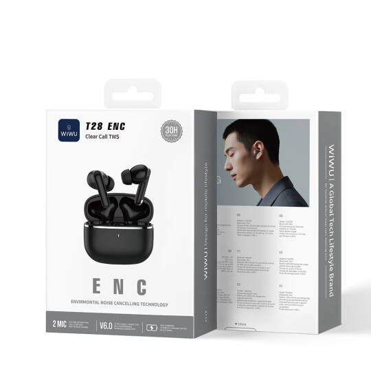 Wiwu T28 ENC Teknolojili Kulak İçi Bluetooth Kulaklık v6.0 - 8