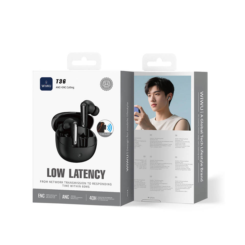 Wiwu T36 ANCENC Teknolojili Kulak İçi Bluetooth Kulaklık v6.0 - 8