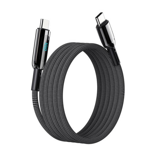 Wiwu Wi-C041 MagQ Çinko Alaşımlı Type-C to Type-C Hızlı Şarj Özellikli Data ve Şarj Kablosu 100W - 3