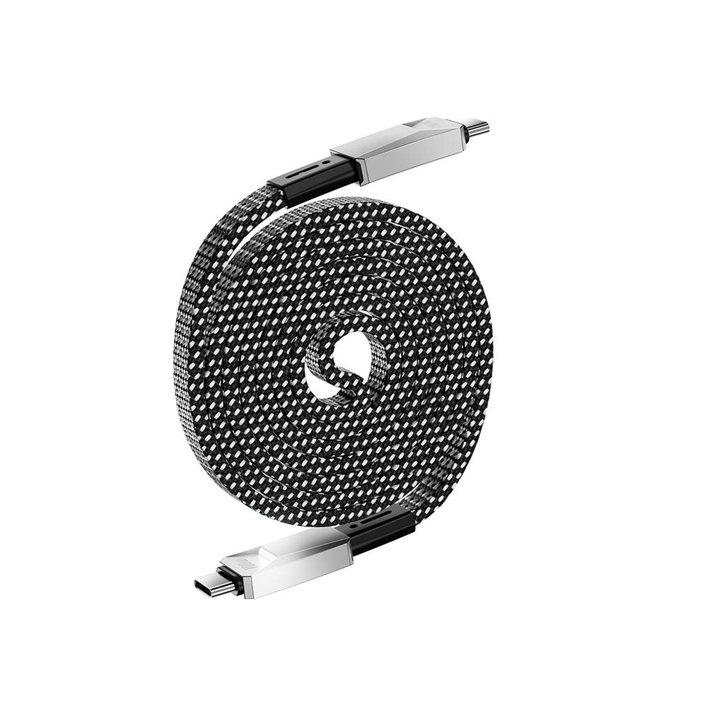Wiwu Wi-C078 Cyberlink Serisi Type-C to Type-C PD Hızlı Şarj Özellikli Data ve Şarj Kablosu 100W 1M - 4