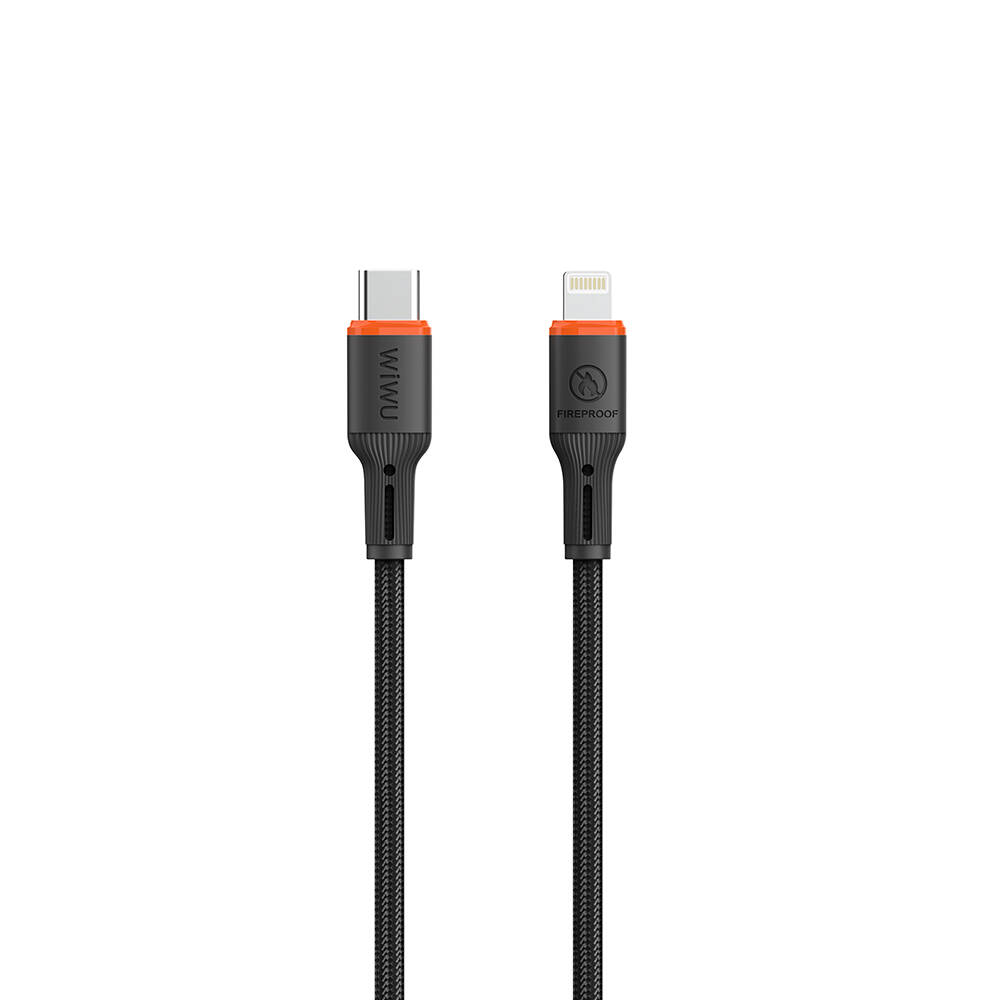 Wiwu Wi-C097 FlameGuard Serisi Type-C to Lightning Data ve Şarj Kablosu 27W 1.2M - 3