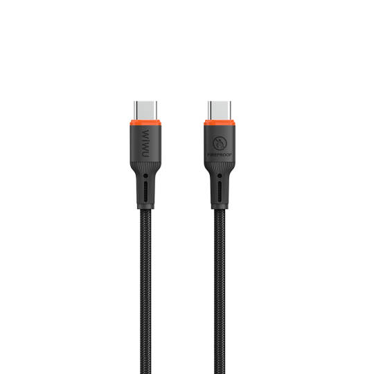 Wiwu Wi-C098 FlameGuard Serisi Type-C to Type-C Data ve Şarj Kablosu 60W 1.2M - 3