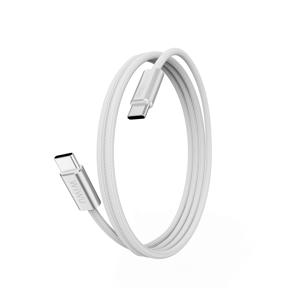 Wiwu Wi-C101 Essen Serisi Type-C to Type-C Hızlı Şarj Özellikli Data ve Şarj Kablosu 240W 1.5M - 4