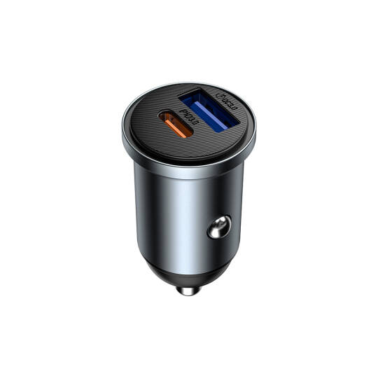 Wiwu Wi-CC030 Nano Lite Serisi Type-C + USB-A Hızlı Şarj Özellikli Akım Korumalı Araç Şarj Aleti PD ve QC3.0 35W - 2