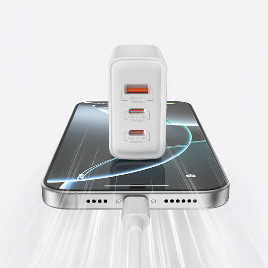 Wiwu Wi-G005 Essen Serisi GaN Tech PD Hızlı Şarj Özellikli Şarj Başlığı 65W - 8