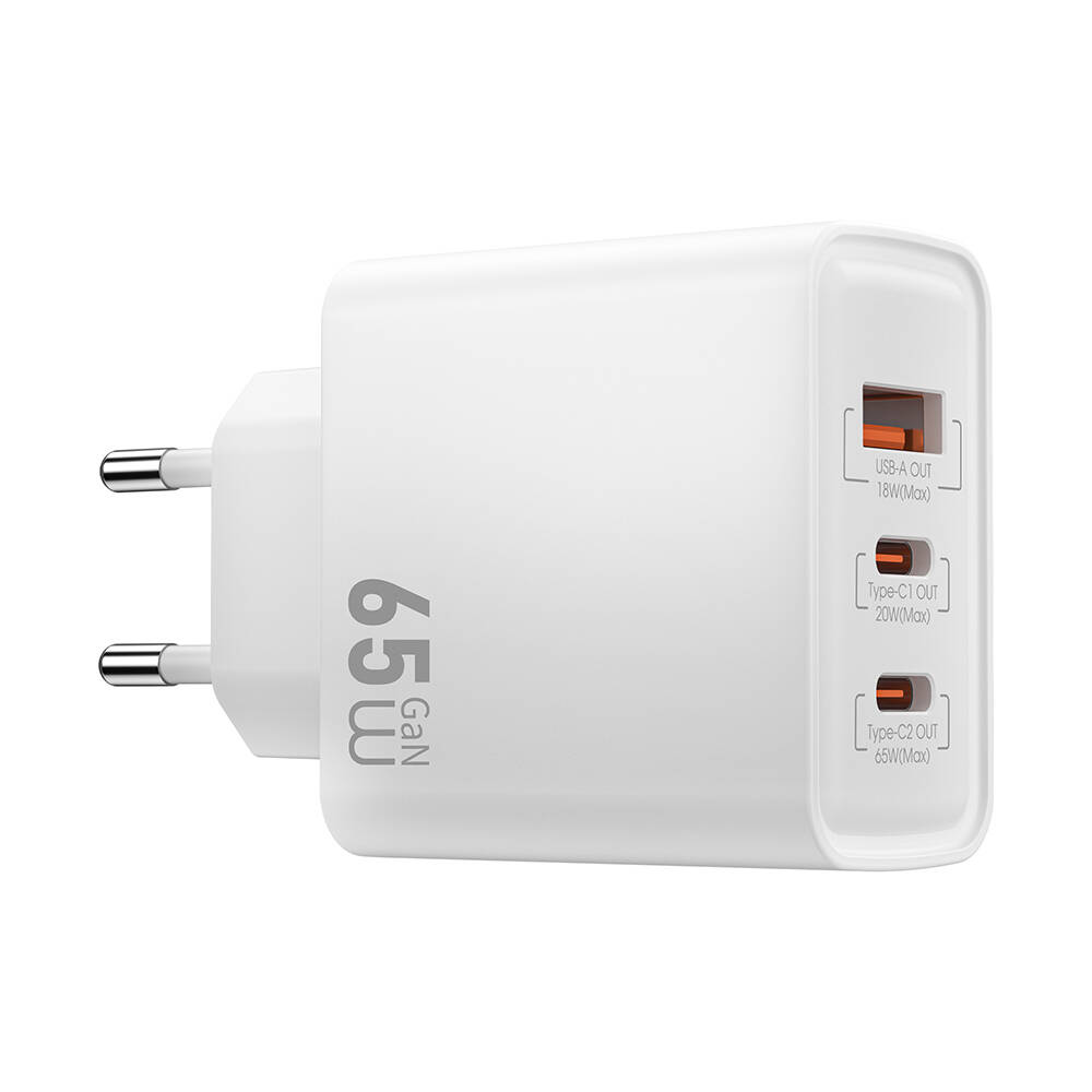 Wiwu Wi-G005 Essen Serisi GaN Tech PD Hızlı Şarj Özellikli Şarj Başlığı 65W - 1