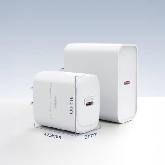 Wiwu Wi-G008 Essen Serisi GaN Tech PD Hızlı Şarj Başlığı Type-C to Type-C PD 30W Kablolu Şarj Seti - 4