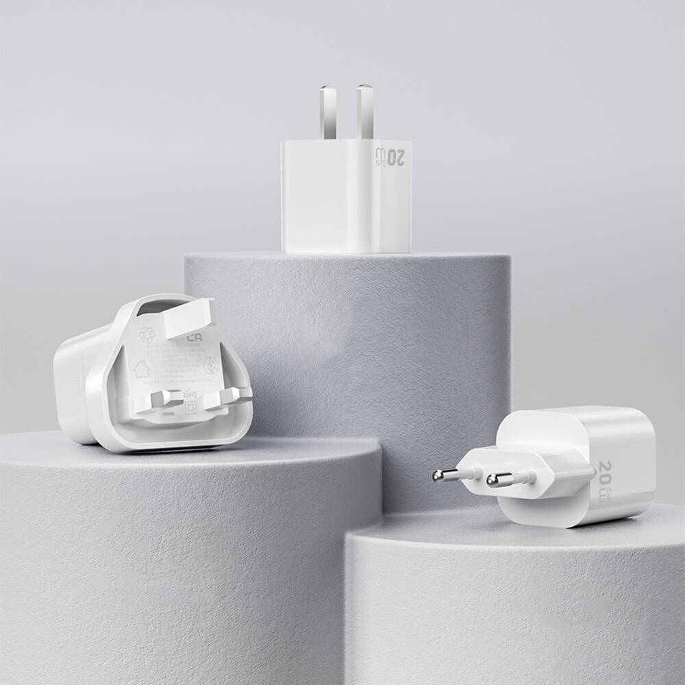 Wiwu Wi-G014 Cube Serisi GaN Tech PD Hızlı Şarj Özellikli Mini Şarj Başlığı 20W - 7