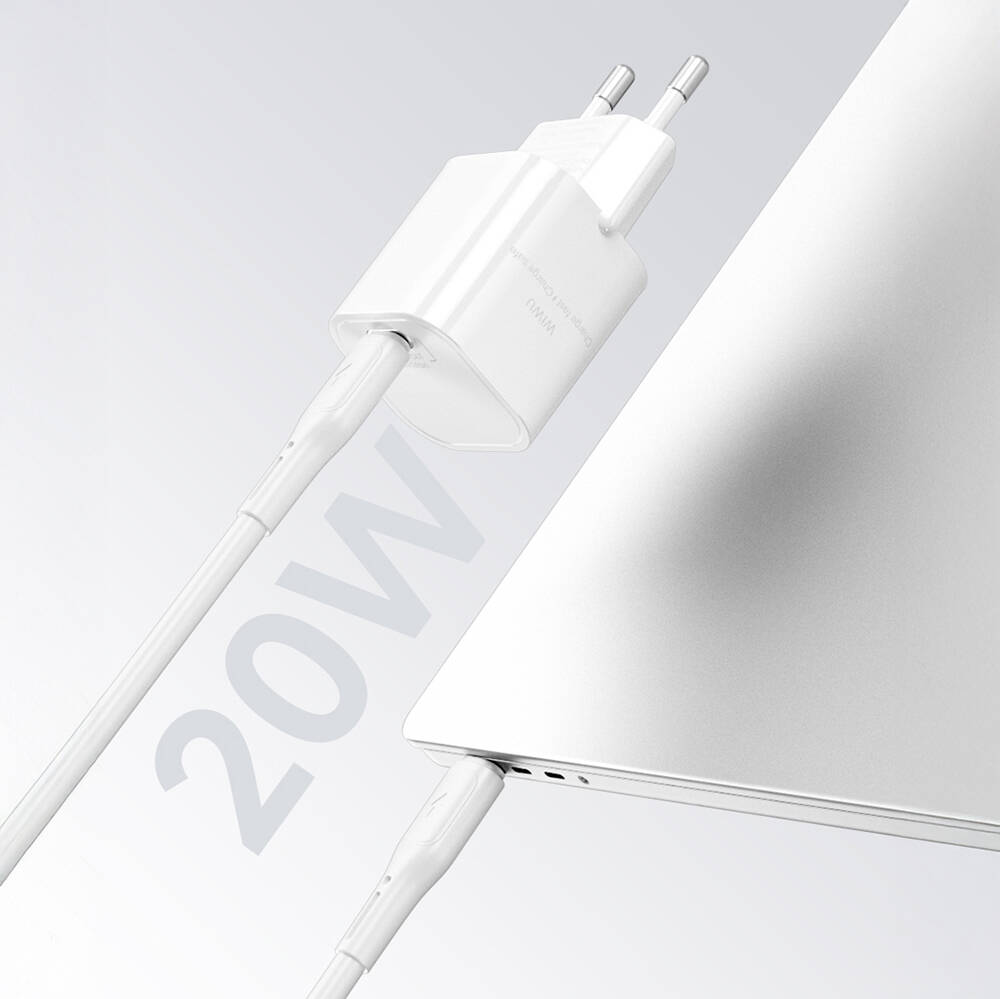 Wiwu Wi-G014 Cube Serisi GaN Tech PD Hızlı Şarj Özellikli Mini Şarj Başlığı 20W - 8