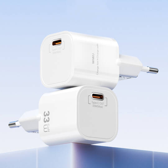 Wiwu Wi-G015 Cube Serisi GaN Tech PD Hızlı Şarj Özellikli Mini Şarj Başlığı 33W - 9