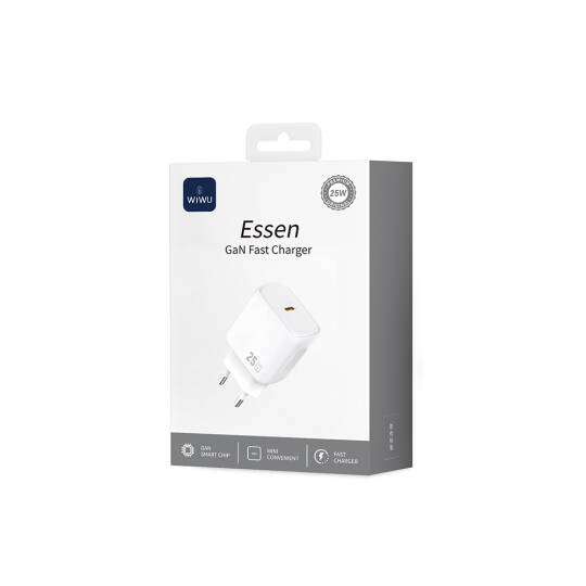 Wiwu Wi-G016 Essen Serisi GaN Tech PD Hızlı Şarj Özellikli Şarj Başlığı 25W - 13