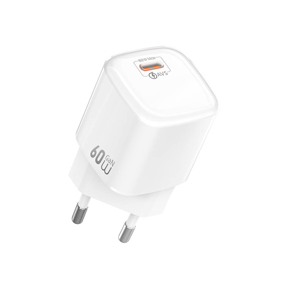 Wiwu Wi-G037 Jade Dynamic Serisi AVS Özellikli GaN Tech PD Hızlı Şarj Özellikli Şarj Başlığı 60W - 1
