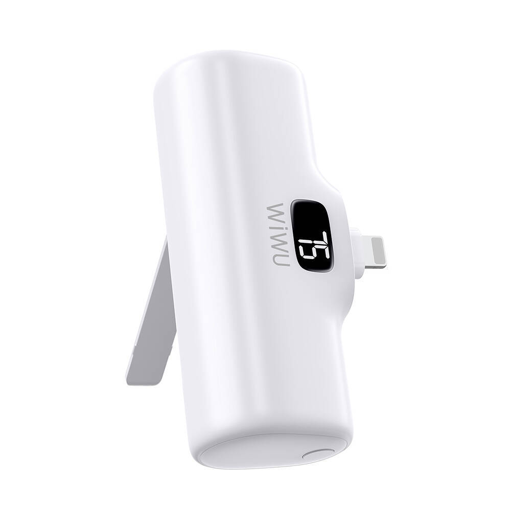 Wiwu Wi-P017 Capsule Serisi 2in1 Mini Taşınabilir Standlı Lightning Powerbank 5000mAh - 4