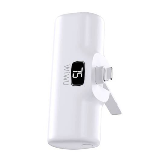 Wiwu Wi-P017 Capsule Serisi 2in1 Mini Taşınabilir Standlı Lightning Powerbank 5000mAh - 6