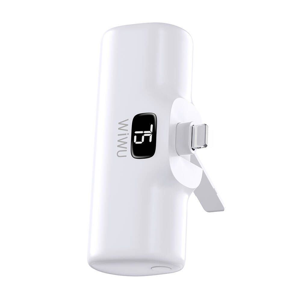 Wiwu Wi-P017 Capsule Serisi 2in1 Mini Taşınabilir Standlı Lightning Powerbank 5000mAh - 6