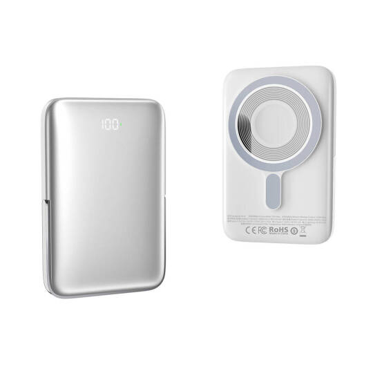 Wiwu Wi-P018 Elite Serisi Led Ekranlı M-safe Powerbank Wireless 15W 10000mAh - 4