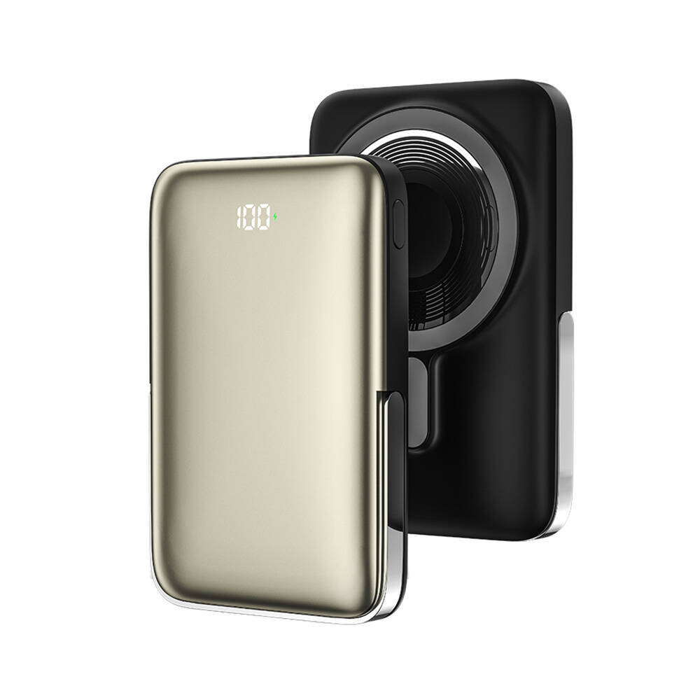 Wiwu Wi-P018 Elite Serisi Led Ekranlı M-safe Powerbank Wireless 15W 10000mAh - 13