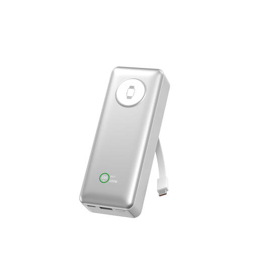 Wiwu Wi-P023 Elite Serisi Dijital LED Göstergeli Akıllı Saat Kablosuz Şarj Özellikli Taşınabilir Powerbank 20000mAh 145W - 2