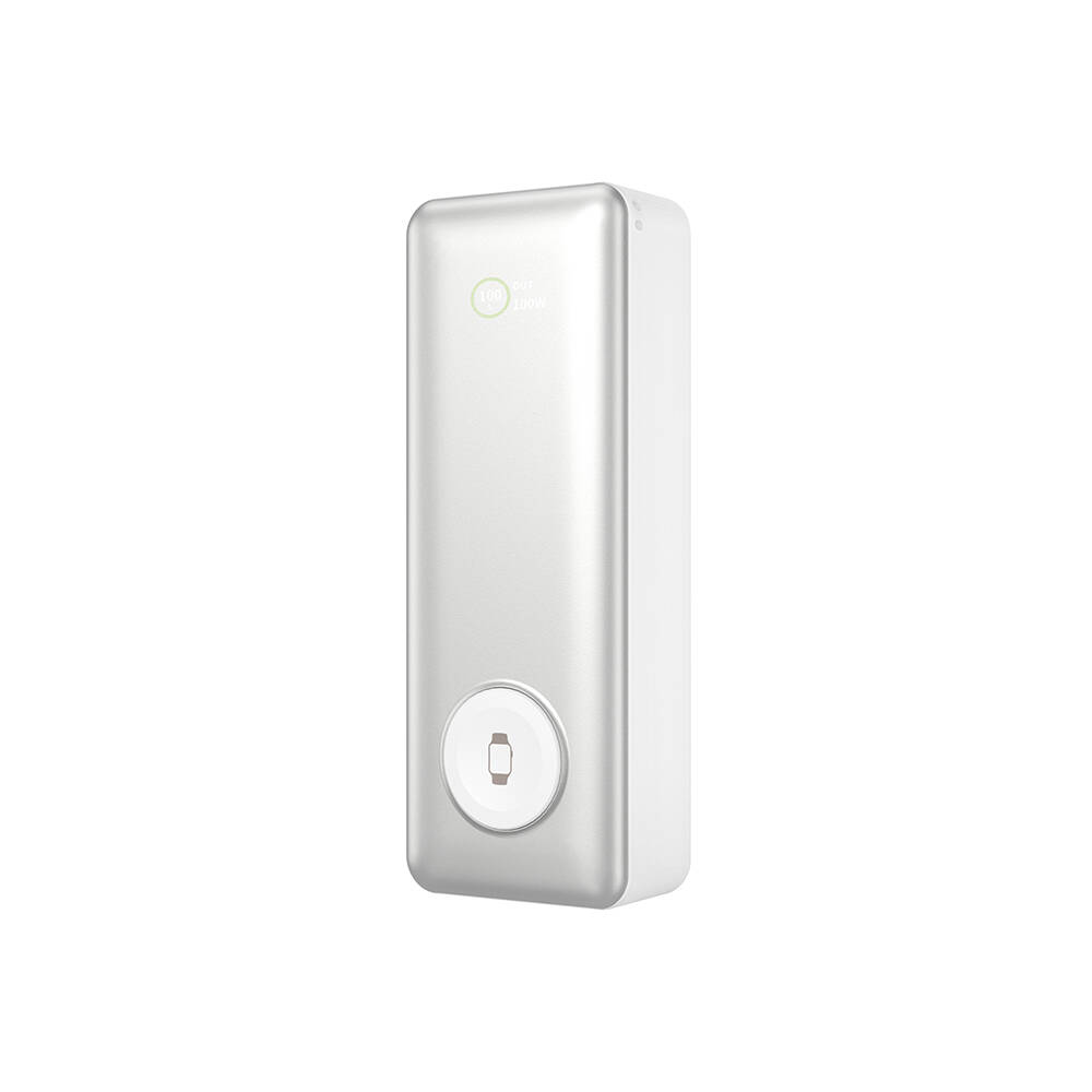 Wiwu Wi-P023 Elite Serisi Dijital LED Göstergeli Akıllı Saat Kablosuz Şarj Özellikli Taşınabilir Powerbank 20000mAh 145W - 3