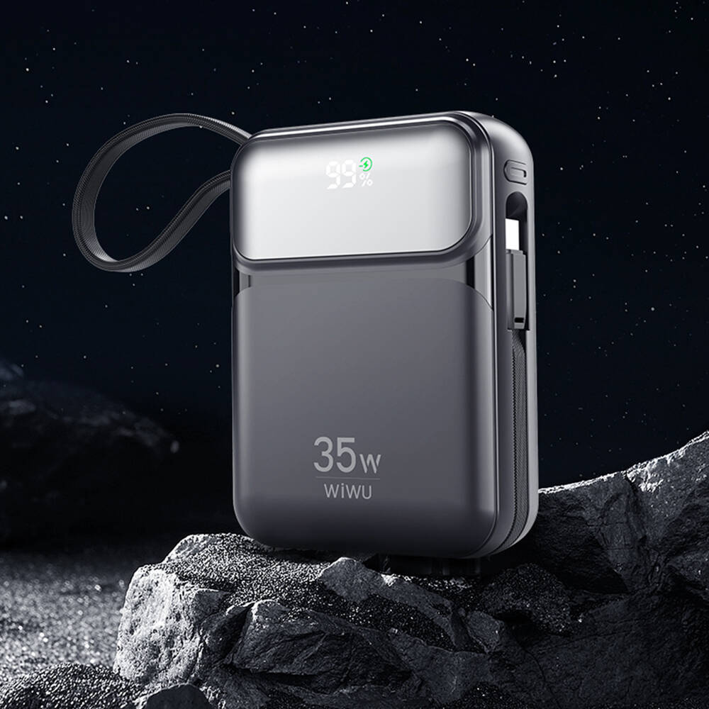 Wiwu Wi-P052 Galaxy Serisi Type-C Lightning Çıkışlı Taşınabilir Powerbank PD 35W 10000mAh - 10