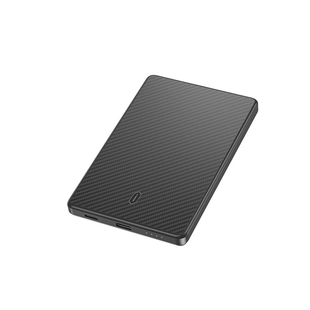 Wiwu Wi-P072 PD 20W M-safe Şarj Özellikli Ultra İnce Aramid Fiber Powerbank 15W 5000mAh - 5
