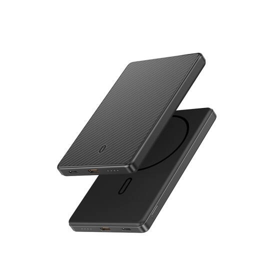 Wiwu Wi-P072 PD 20W M-safe Şarj Özellikli Ultra İnce Aramid Fiber Powerbank 15W 5000mAh - 6