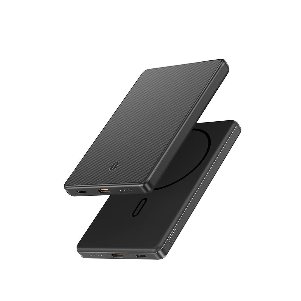 Wiwu Wi-P072 PD 20W M-safe Şarj Özellikli Ultra İnce Aramid Fiber Powerbank 15W 5000mAh - 6