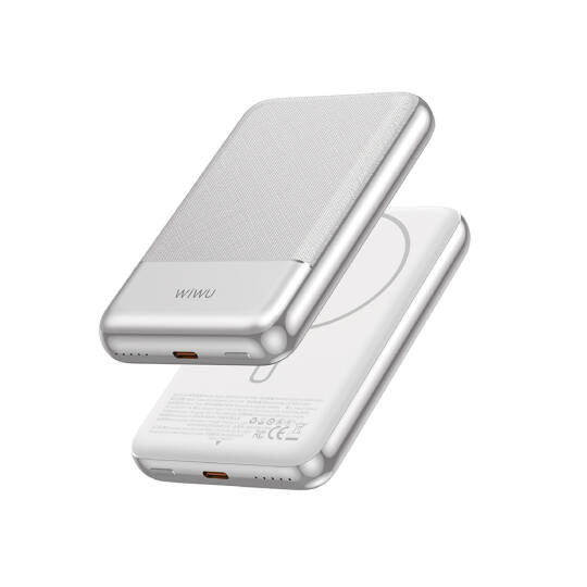 Wiwu Wi-P089 LED Işık Göstergeli PD 20W Kablosuz Powerbank 10.000mAh 15W - 5