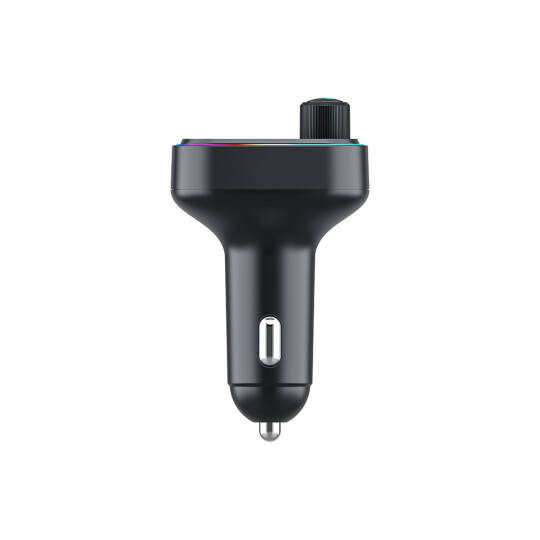 Wiwu Wi-QC031 RGB Bluetooth Transmitter MP3 Type-C ve USB-A Araç Şarjı - 3