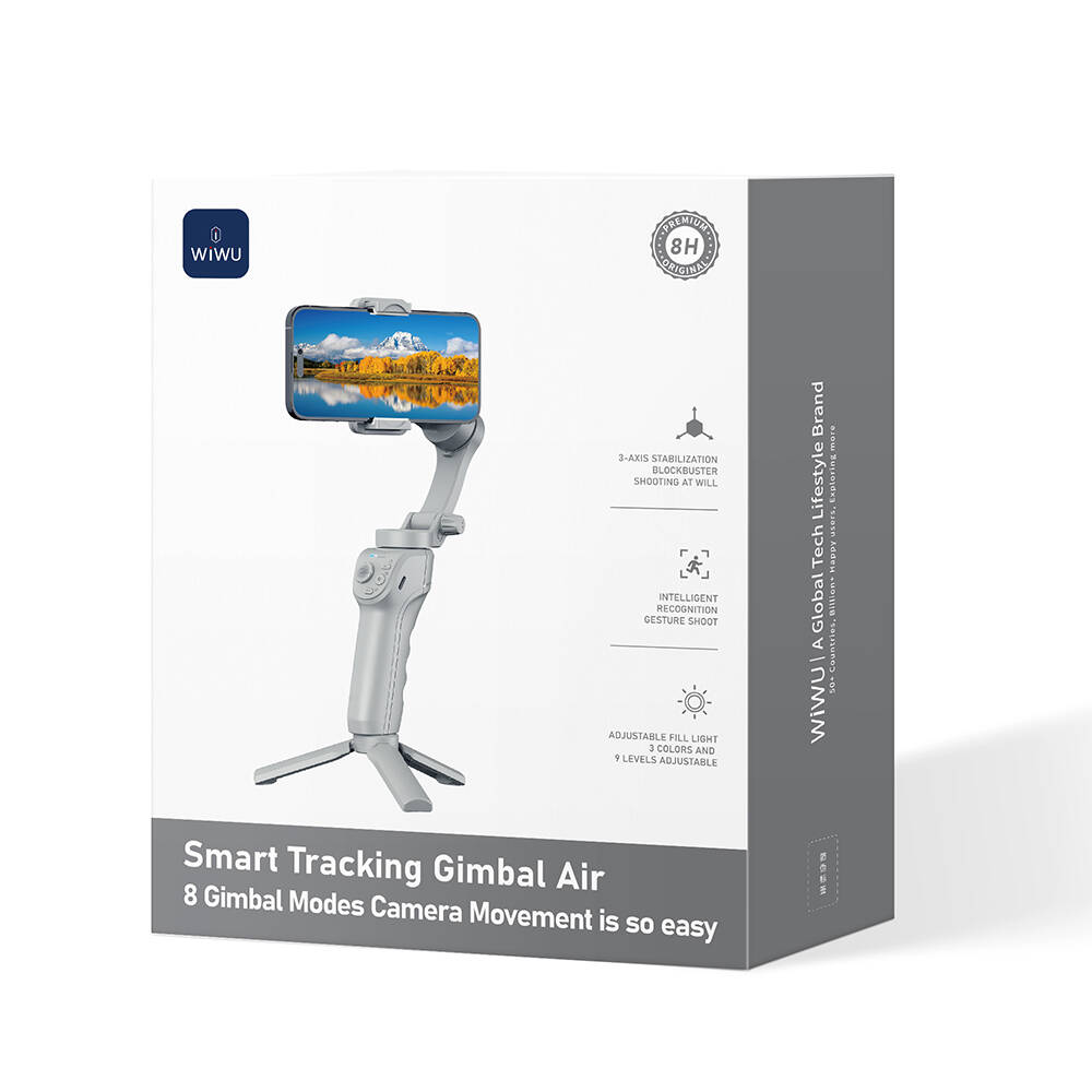 Wiwu Wi-SE017 3-Axis Yapay Zeka Destekli Çok Fonksiyonlu El Tipi Gimbal Stabilizatör - 7