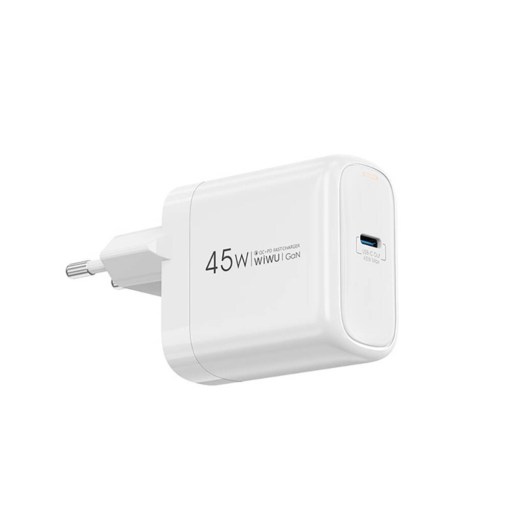 Wiwu Wi-U035 GaN Tech PD Hızlı Şarj Özellikli QC 3.0 Şarj Başlığı 45W - 4