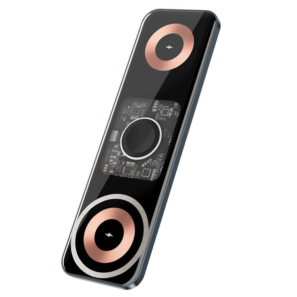 Wiwu Wi-W010 Matrix 3in1 Magnetik Kablosuz Şarj Standı - 1