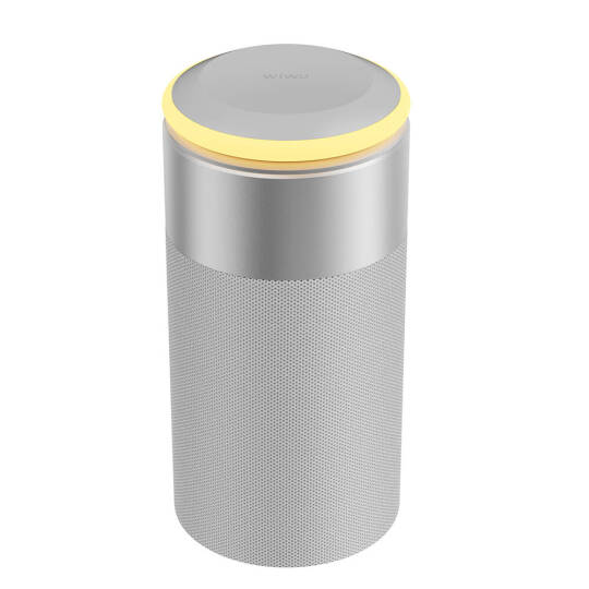 Wiwu Wi-W022 Kablosuz Şarj Standlı Ambiyans Işıklı Bluetooth Speaker Hoparlör - 4