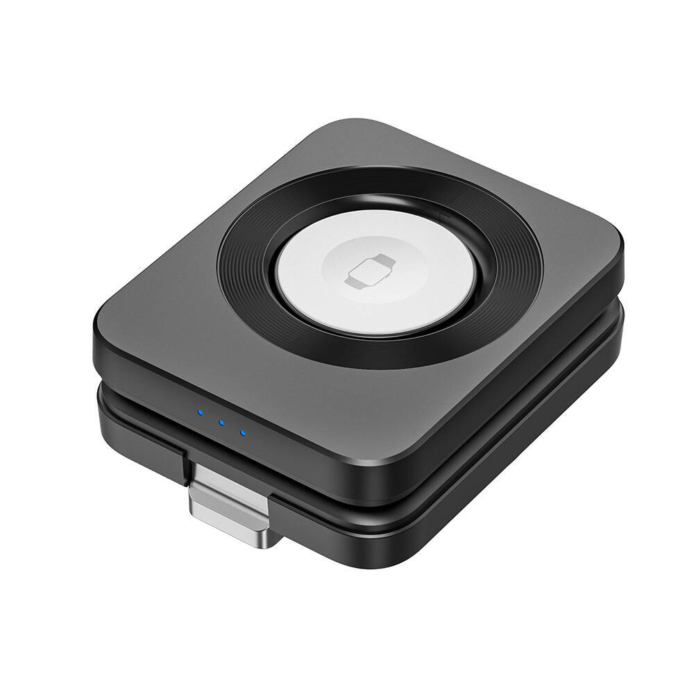Wiwu Wi-W028 Qi2 Şarj Teknolojili Katlanabilir LED Işık Göstergeli 3in1 Kablosuz Şarj Standı - 5
