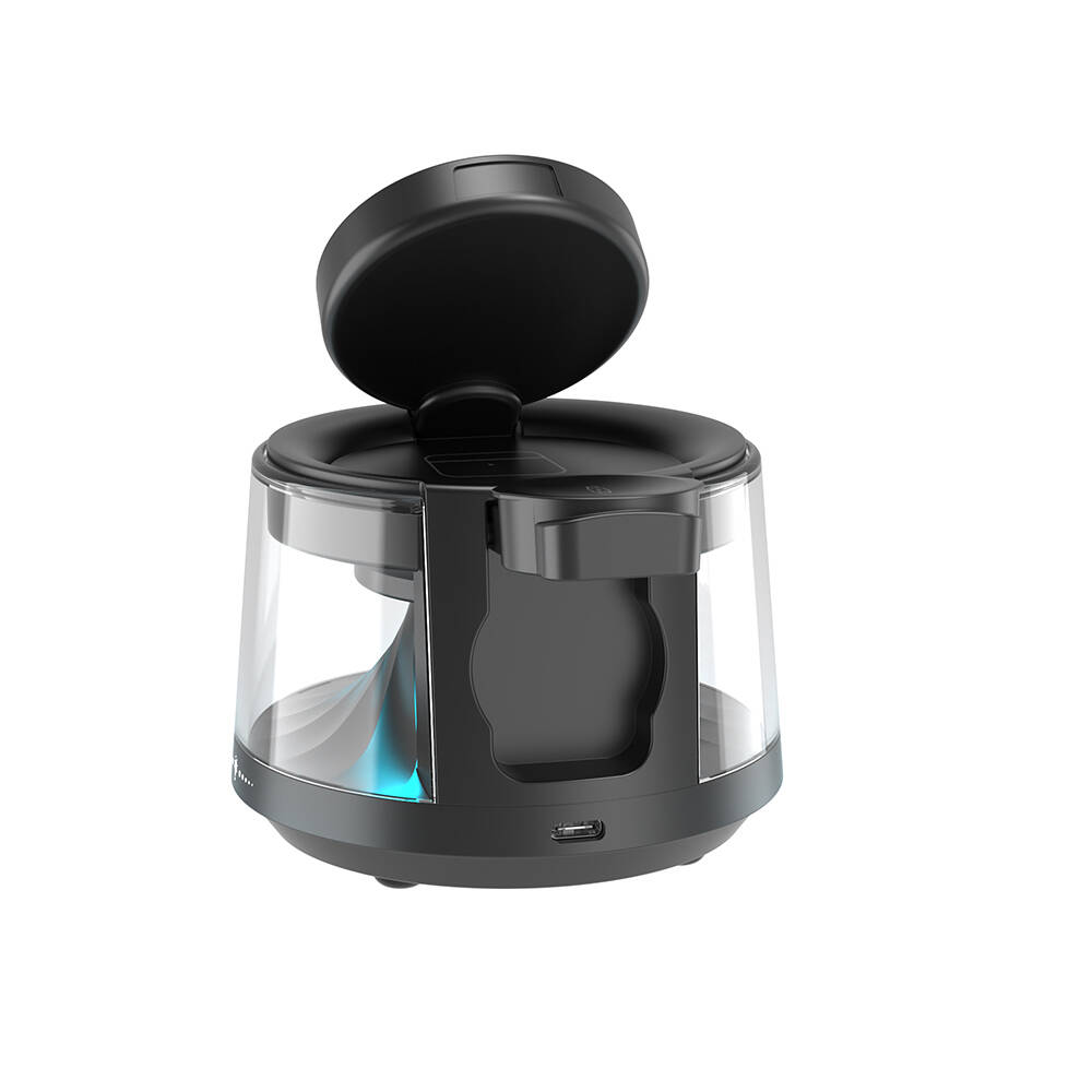 Wiwu Wi-W039 5in1 Kablosuz Şarj Standı Ambiyans Işıklı Bluetooth Speaker Hoparlör Özellikli 15W - 3