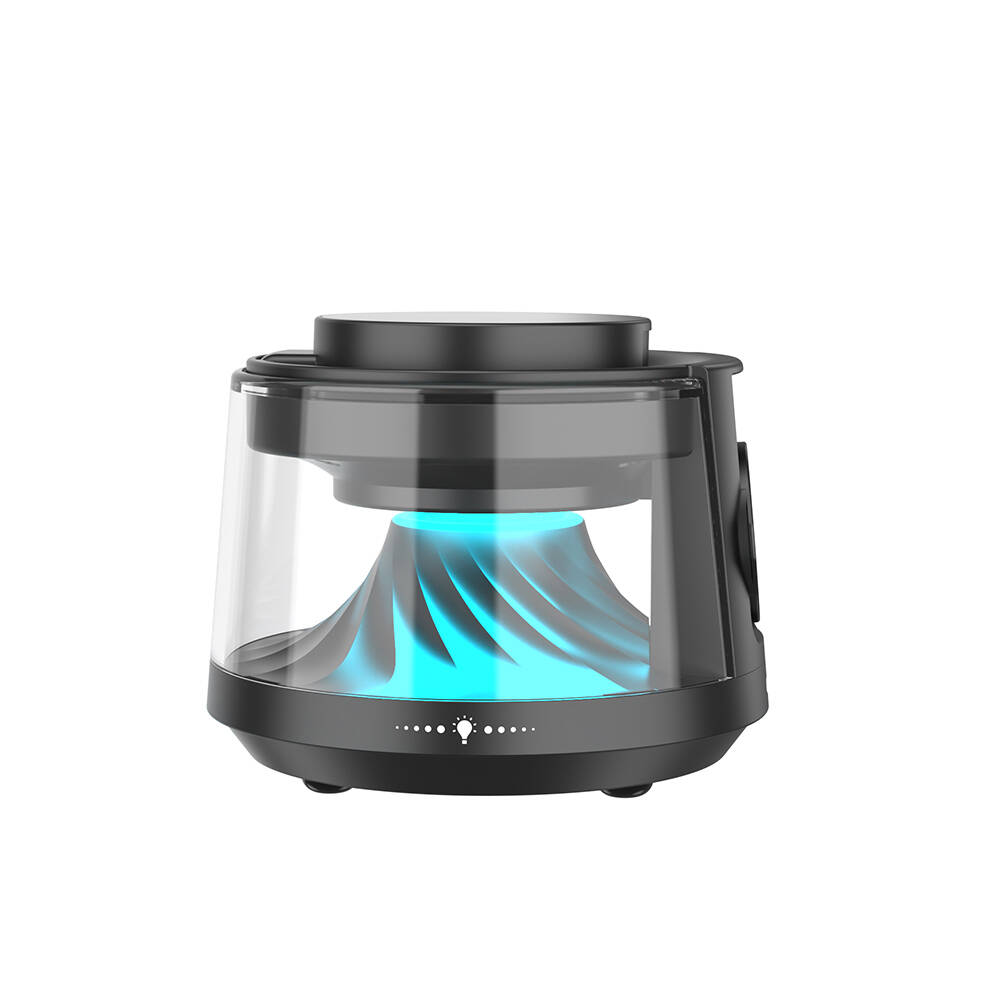 Wiwu Wi-W039 5in1 Kablosuz Şarj Standı Ambiyans Işıklı Bluetooth Speaker Hoparlör Özellikli 15W - 4