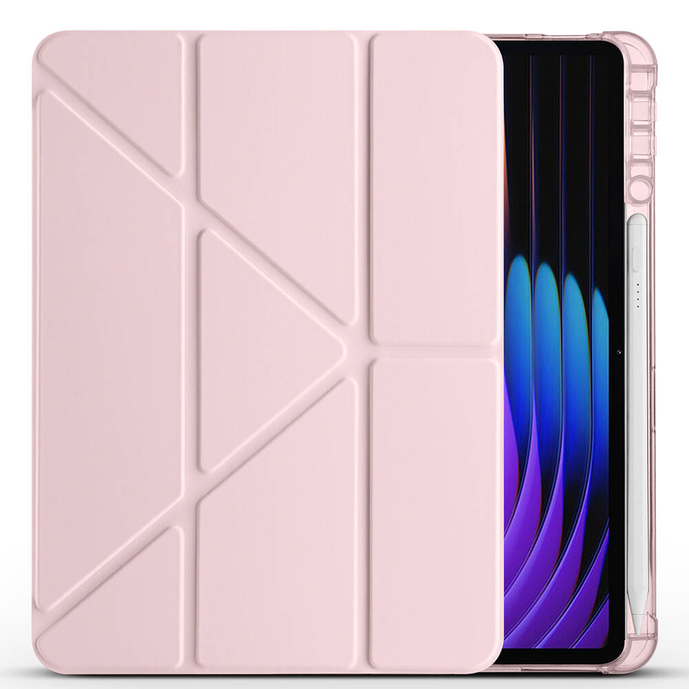 Xiaomi Pad 7 Kılıf Zore Tri Folding Kalem Bölmeli Standlı Kılıf - 15