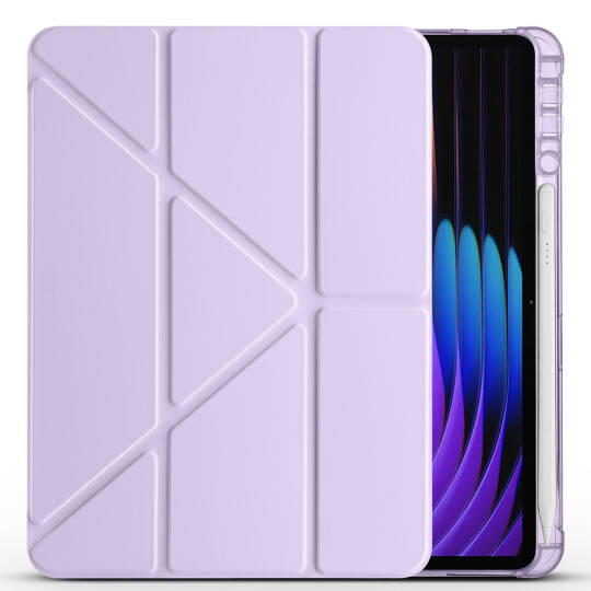 Xiaomi Pad 7 Kılıf Zore Tri Folding Kalem Bölmeli Standlı Kılıf - 16
